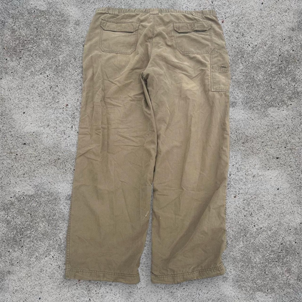 Vintage Outer Rim Khaki‎ Green 8-Pocket Hiking Cargo Pants Baggy Mens Large Y2K - Picture 5 of 6